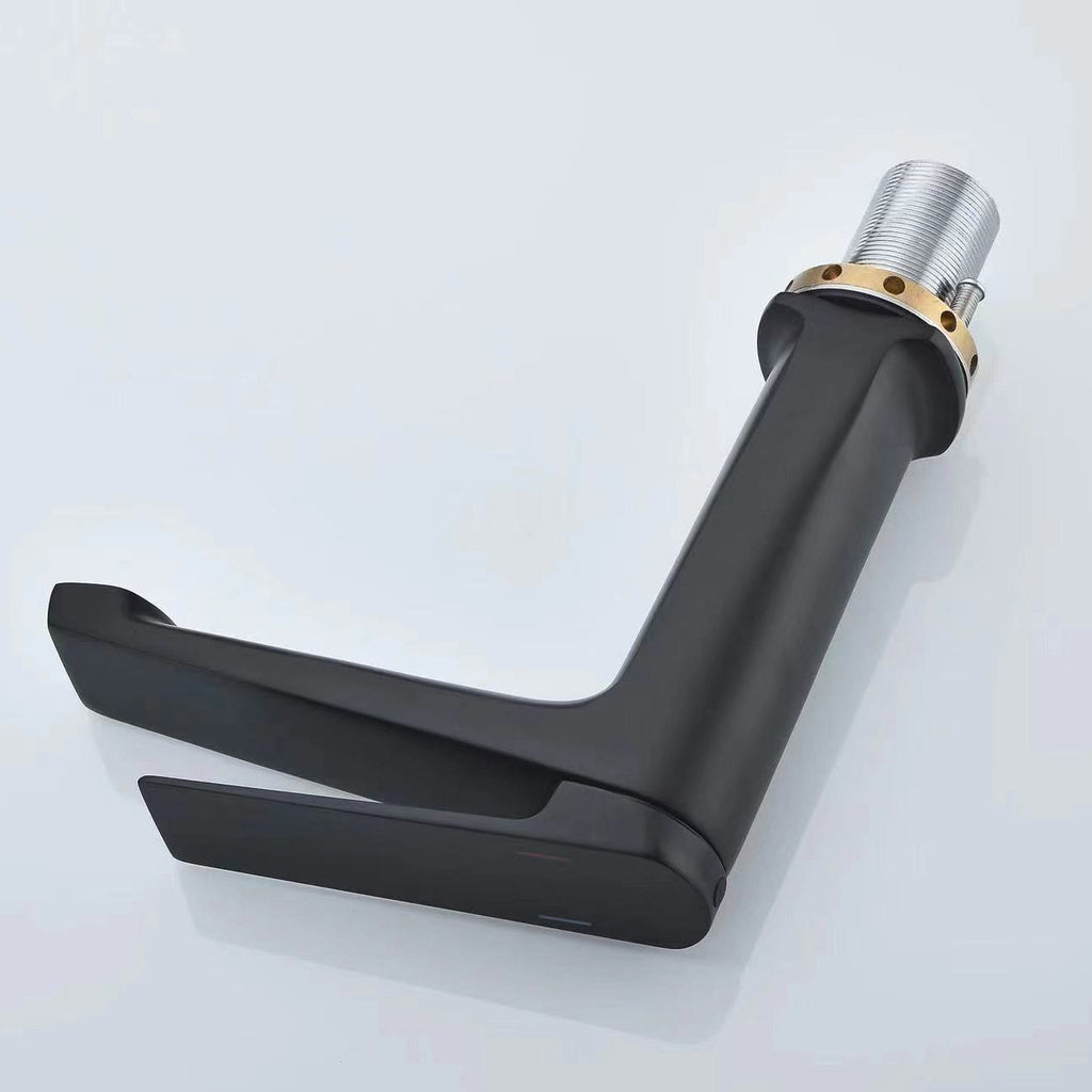 Modern centerset bathroom faucet Solid color copper faucet for the bathroom