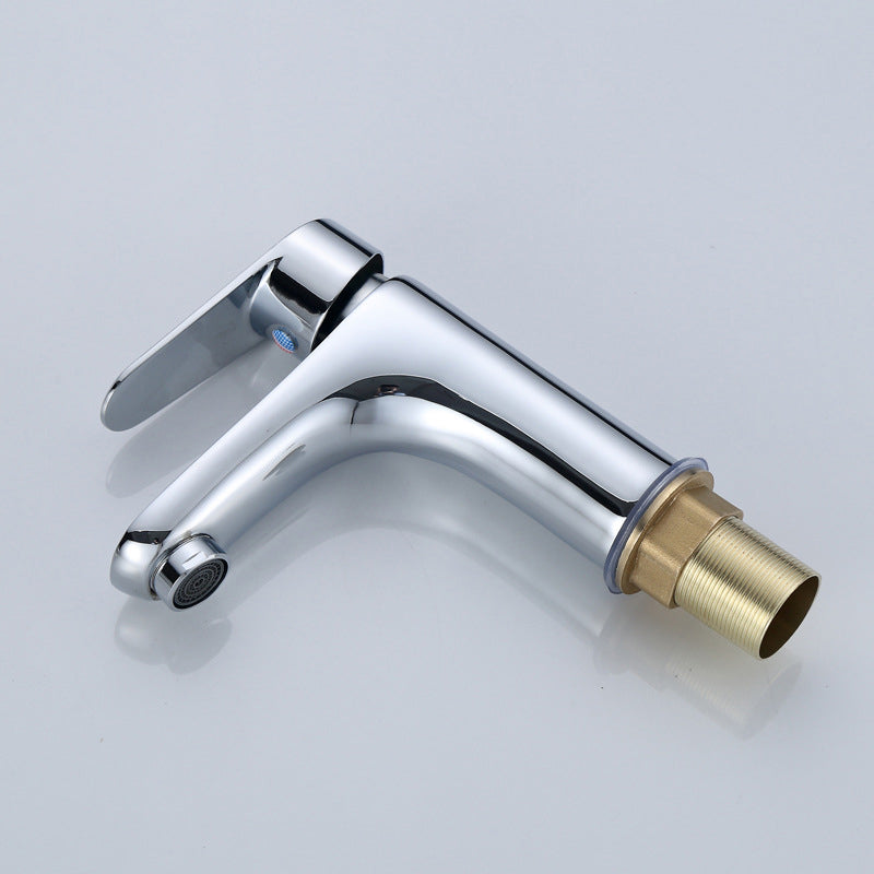 Modern Sink Faucet Monochrome Brass Sink Faucet for the Bathroom