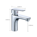 Modern Sink Faucet Monochrome Brass Sink Faucet for the Bathroom