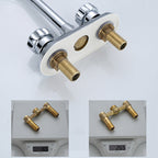 High arch conversion faucet two-handle brass sink faucet for the bathroom