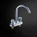 High arch conversion faucet two-handle brass sink faucet for the bathroom