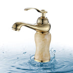Luxury Vessel Faucet Brass Lever Handles Low Arc Sink Faucet