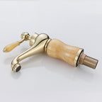 Luxury Vessel Faucet Brass Lever Handles Low Arc Sink Faucet