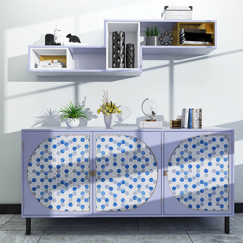 Peel-and-Stick Tiles Hexagonal Waterproof PVC Peel & Stick Mosaic Tile for Shower