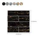 Peel & Stick Tiles Square Stain Resistant Plastic Peel and Stick Tiles for Kitchen 20 Pack