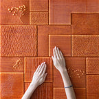 Industrial Wall Plank 3D Brick Bathroom Living Room Wall Panel Set of 1