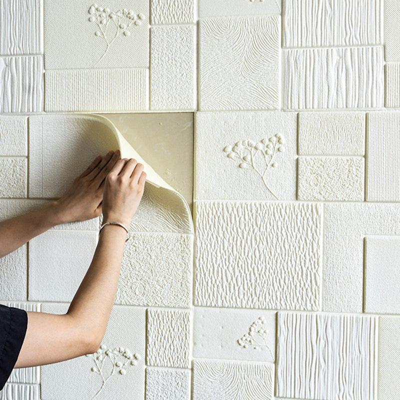 Industrial Wall Plank 3D Brick Bathroom Living Room Wall Panel Set of 1