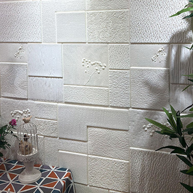 Industrial Wall Plank 3D Brick Bathroom Living Room Wall Panel Set of 1
