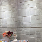 Industrial Wall Plank 3D Brick Bathroom Living Room Wall Panel Set of 1