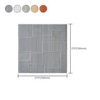 Industrial Wall Plank 3D Brick Bathroom Living Room Wall Panel Set of 1