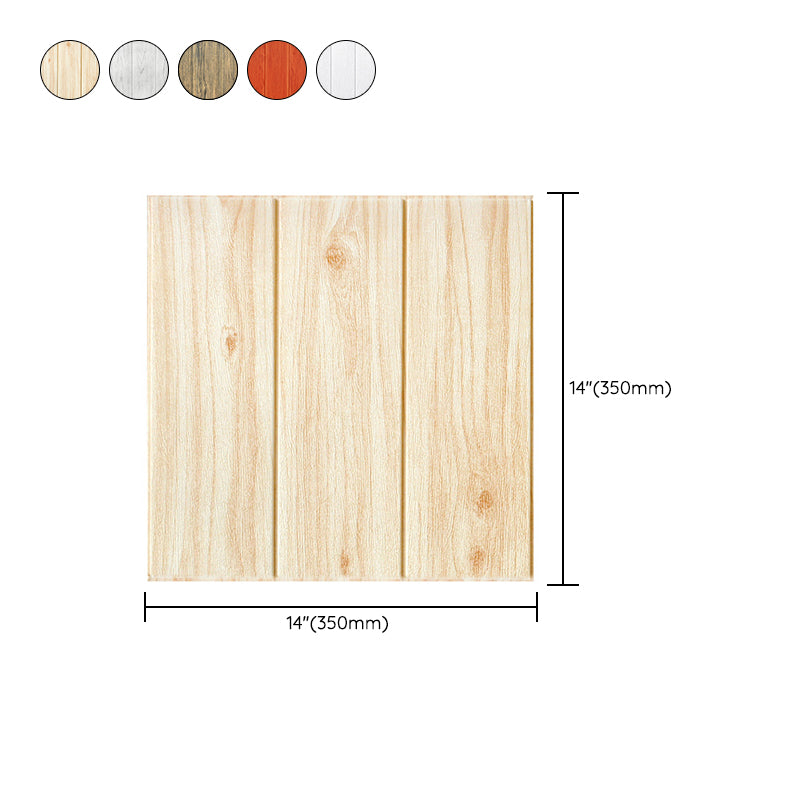 Modern Wall Cladding Peel and Stick Wood Look Design Wall Cladding