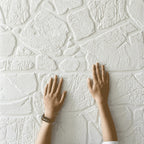 Modern Pearl Wainscoting PVC Wall Access Panel Peel and Stick Wall Tile for Bedroom