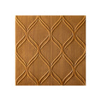 Contemporary waterproof wall planks striped brick bedroom wall panels