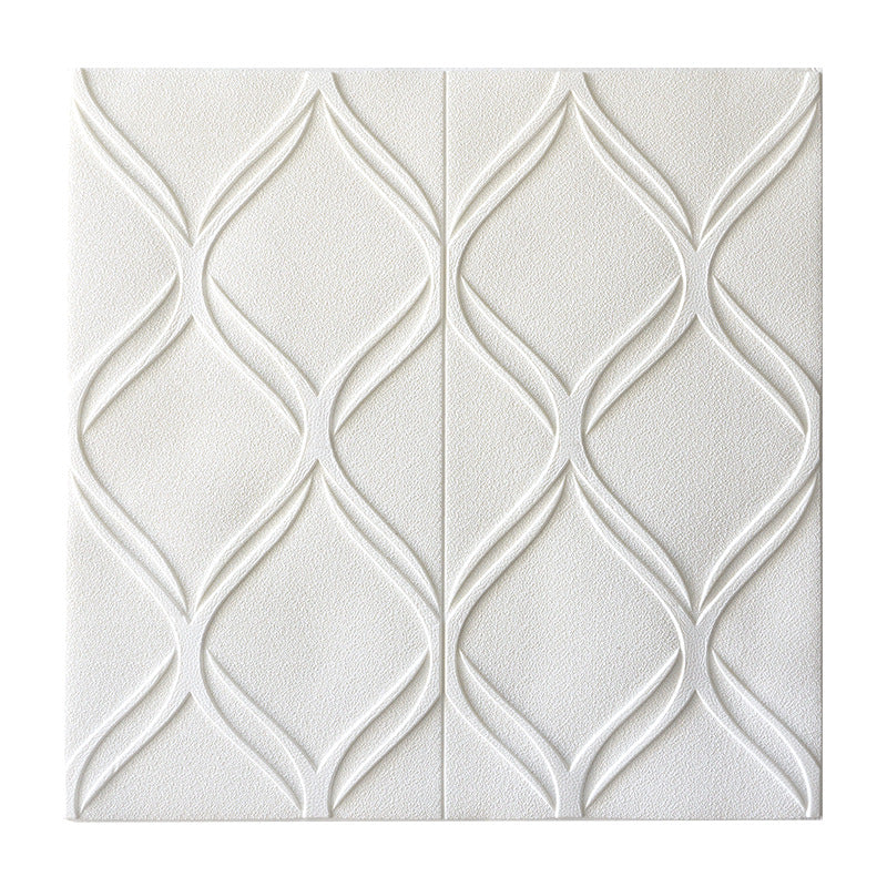 Contemporary waterproof wall planks striped brick bedroom wall panels