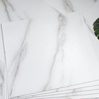 Peel & Stick Vinyl Floor Lightweight Vinyl Floor with Marble Look