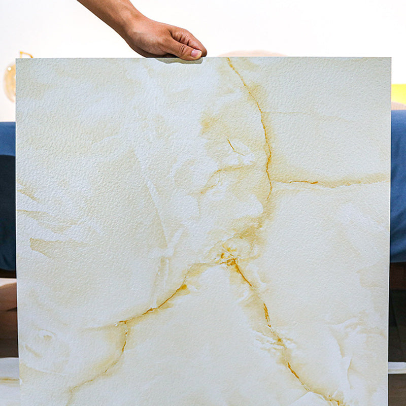 Peel & Stick Vinyl Floor Lightweight Vinyl Floor with Marble Look