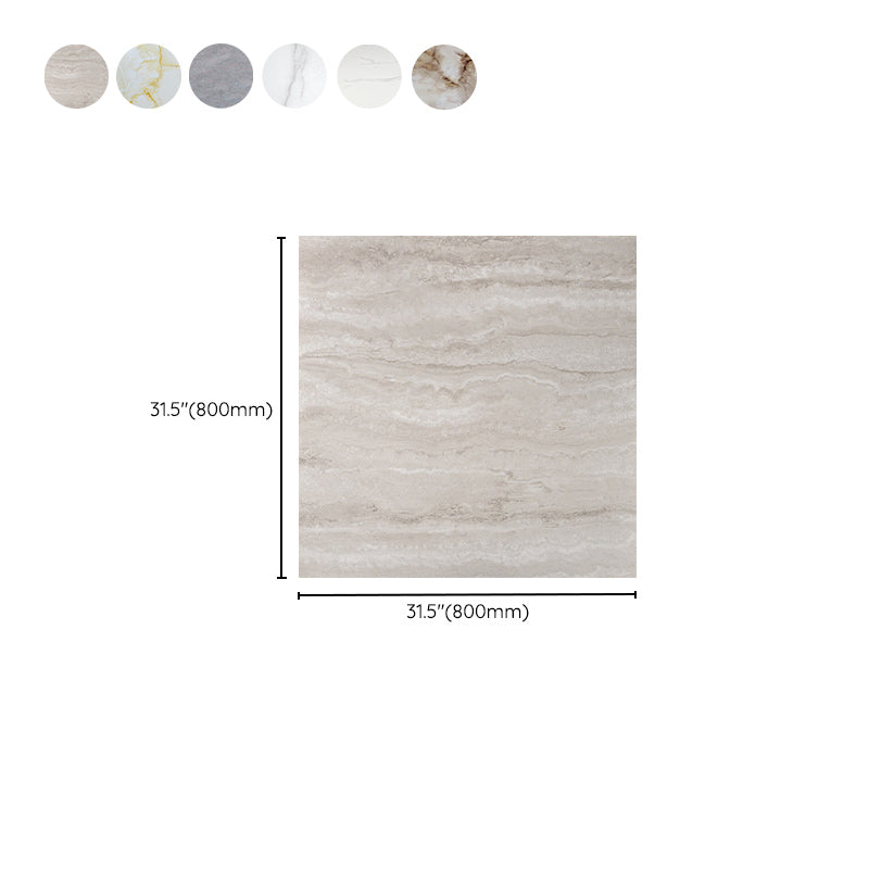 Peel & Stick Vinyl Floor Lightweight Vinyl Floor with Marble Look