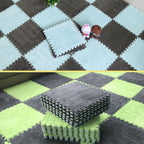 Color-Fading-Resistant Carpet Tile Solid Interlocking Carpet Tile