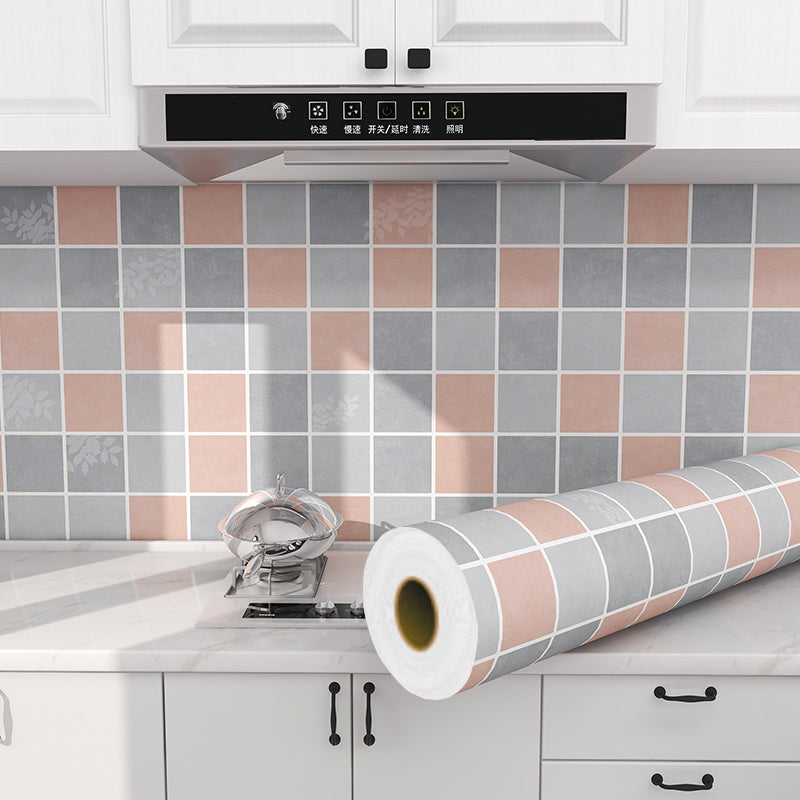 Modern mosaic tiles waterproof peel-and-stick tiles over tiles for the kitchen