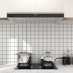 Modern mosaic tiles waterproof peel-and-stick tiles over tiles for the kitchen