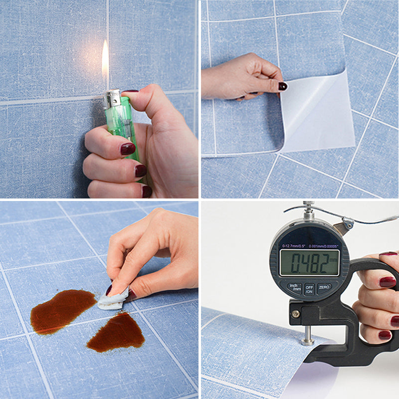 Modern mosaic tiles waterproof peel-and-stick tiles over tiles for the kitchen