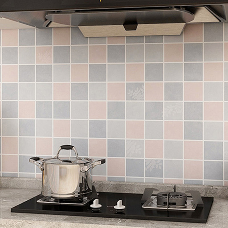 Modern mosaic tiles waterproof peel-and-stick tiles over tiles for the kitchen