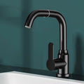 Modern sink faucet bathroom faucet brass lever swivel spout sink faucet