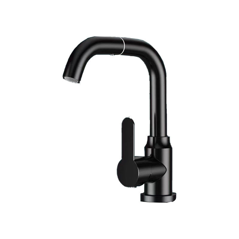 Modern sink faucet bathroom faucet brass lever swivel spout sink faucet