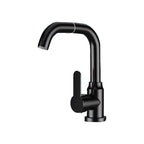 Modern sink faucet bathroom faucet brass lever swivel spout sink faucet