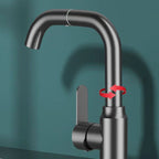 Modern sink faucet bathroom faucet brass lever swivel spout sink faucet