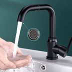 Modern sink faucet bathroom faucet brass lever swivel spout sink faucet