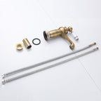 Low arch country vessel faucet single lever brass faucet for bathroom