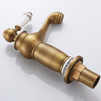 Low arch country vessel faucet single lever brass faucet for bathroom