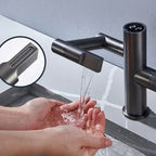 Modern Vessel Sink Faucet Copper 1-Handle Low Arc Vessel Faucet for the Bathroom