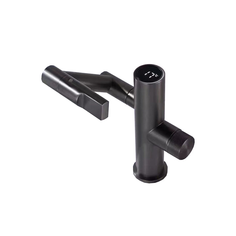 Modern Vessel Sink Faucet Copper 1-Handle Low Arc Vessel Faucet for the Bathroom