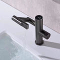 Modern Vessel Sink Faucet Copper 1-Handle Low Arc Vessel Faucet for the Bathroom