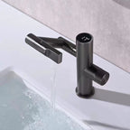 Modern Vessel Sink Faucet Copper 1-Handle Low Arc Vessel Faucet for the Bathroom