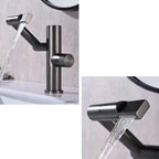 Modern Vessel Sink Faucet Copper 1-Handle Low Arc Vessel Faucet for the Bathroom