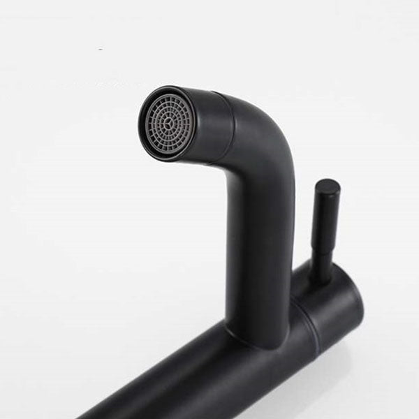 Industrial vessel fitting stainless steel lever handle sink faucet