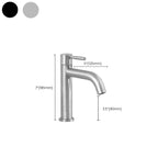 Industrial vessel fitting stainless steel lever handle sink faucet
