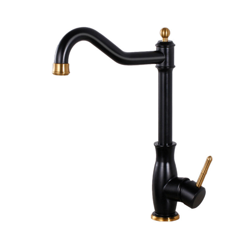 Traditional Built-in Inlet Standard Kitchen Faucet Lead-free Faucet