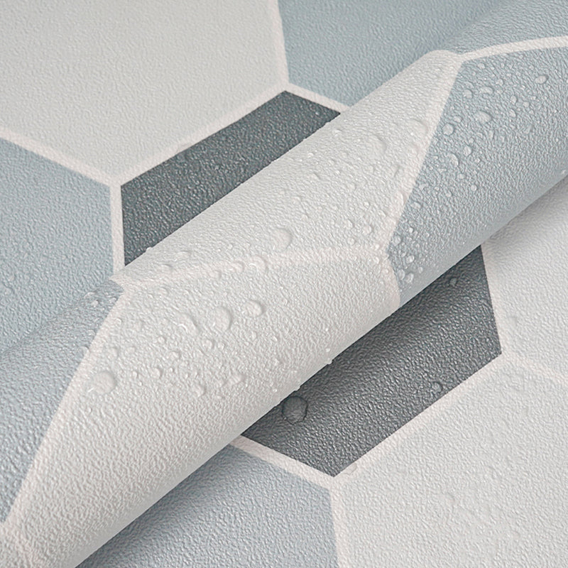Modern PVC floor tiles with diamond pattern, self-adhesive vinyl floor planks