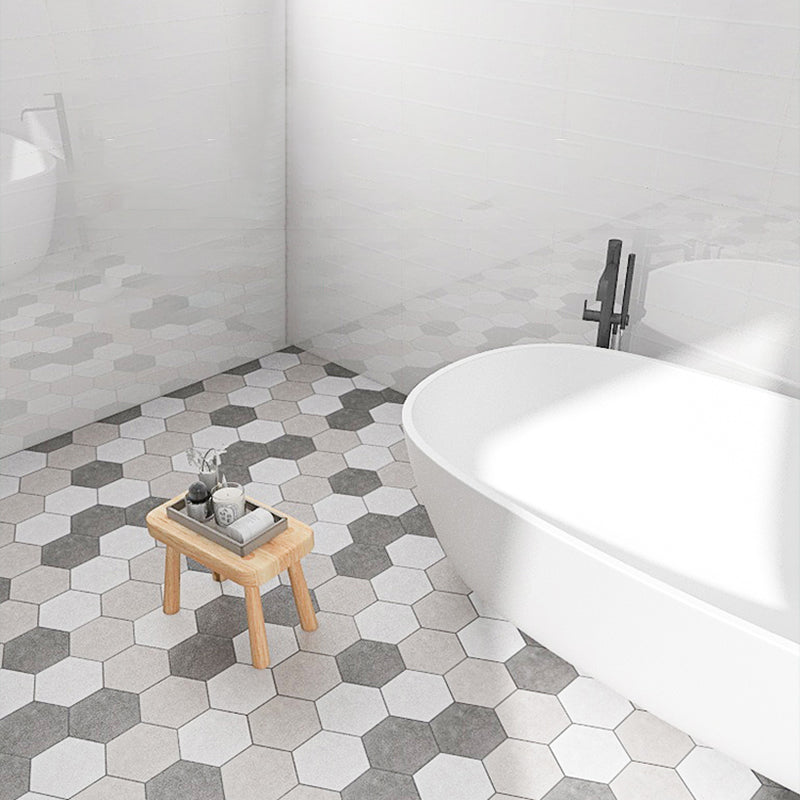 Modern PVC floor tiles with diamond pattern, self-adhesive vinyl floor planks