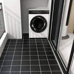Modern PVC floor tiles with diamond pattern, self-adhesive vinyl floor planks
