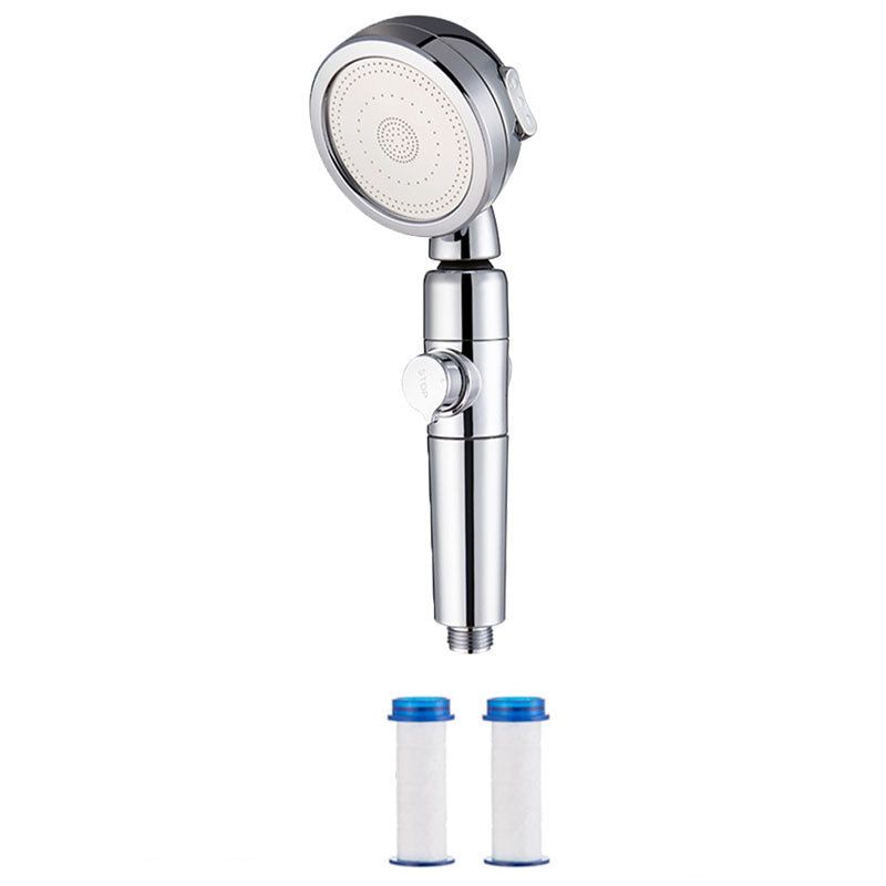 Metal Universal Pressure Shower Head Adjustable Water Flow Handheld Shower Head