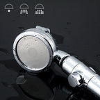 Metal Universal Pressure Shower Head Adjustable Water Flow Handheld Shower Head