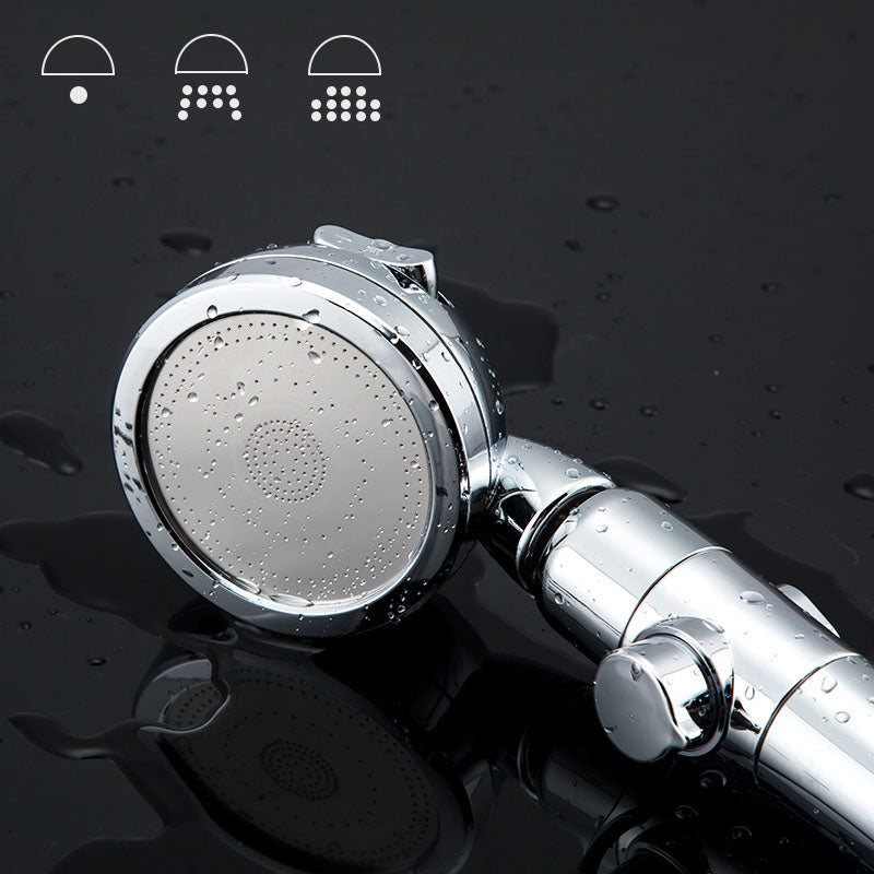 Metal Universal Pressure Shower Head Adjustable Water Flow Handheld Shower Head