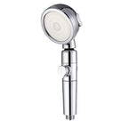 Metal Universal Pressure Shower Head Adjustable Water Flow Handheld Shower Head