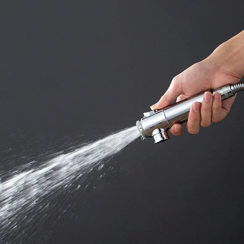 Metal Universal Pressure Shower Head Adjustable Water Flow Handheld Shower Head