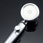 Metal Universal Pressure Shower Head Adjustable Water Flow Handheld Shower Head